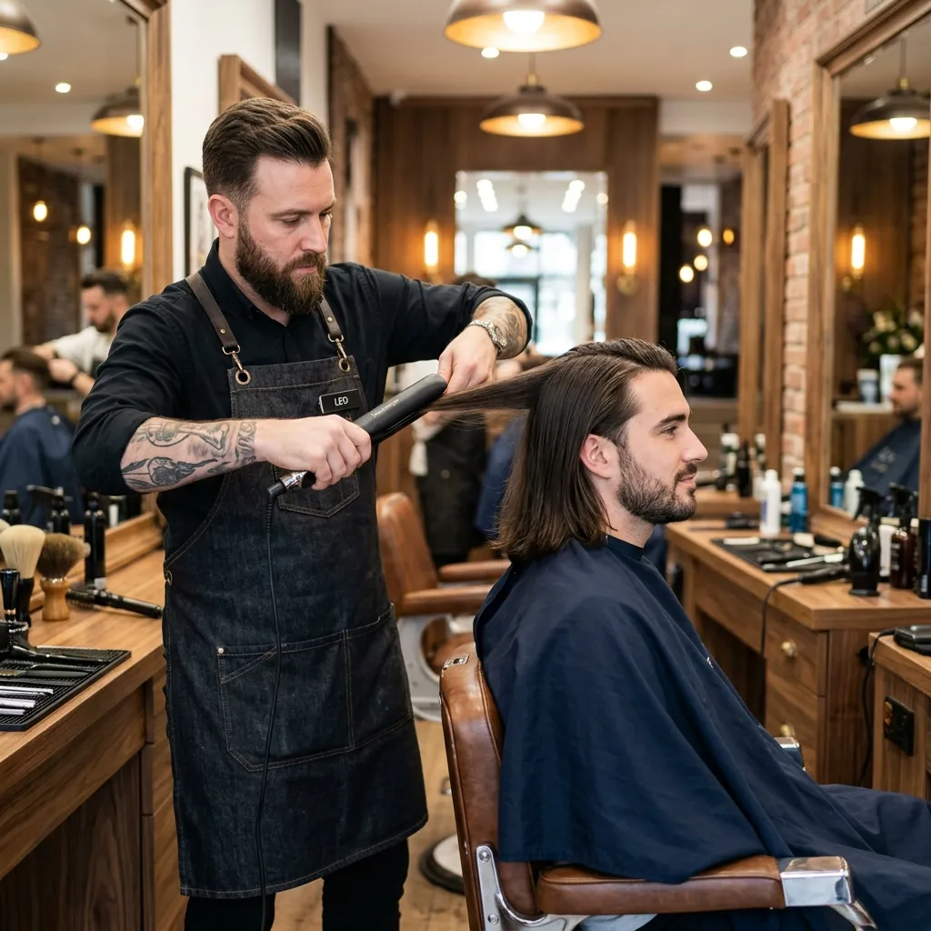 Men's Hair Straightening at SVD Lifestyle